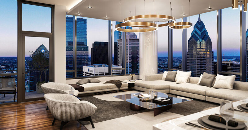 Penthouse Rendering – Luxury Real Estate Philadelphia